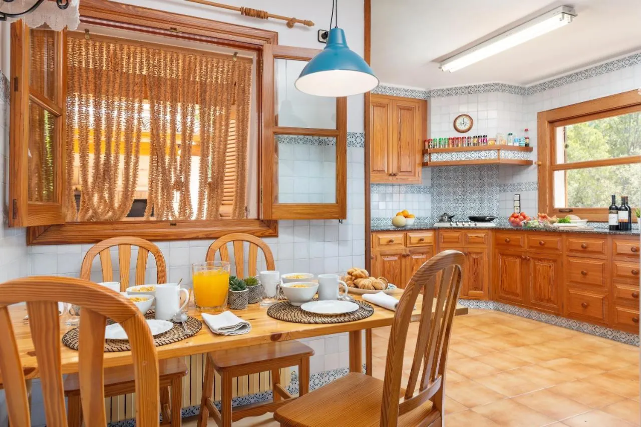 New! Villa Can Pere For 10 People With Pool And Panoramic Views Es Capdellà